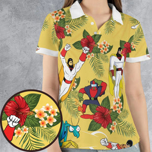 Space Ghost Coast to Coast Characters AOP Men/Women Polo Shirt