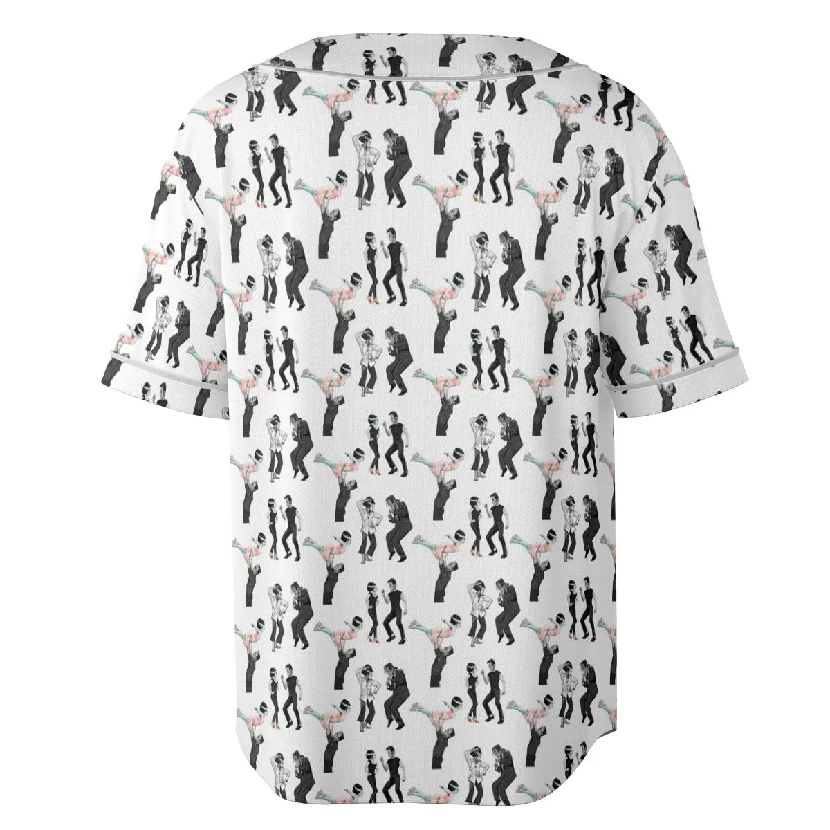 Frankenstein And Bride Dance Movies Dance Scene Mashup Unisex Baseball Jersey