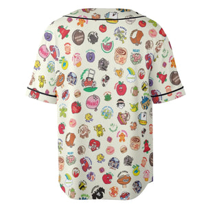 Vintage Trend Matte Scratch & Sniff Unisex Baseball Jersey