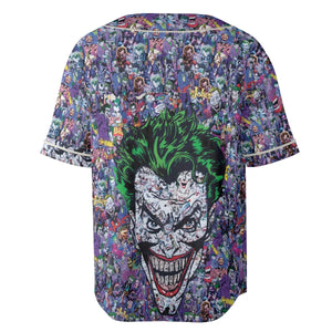 Joker The Most Favourite Characters Pattern Unisex Baseball Jersey