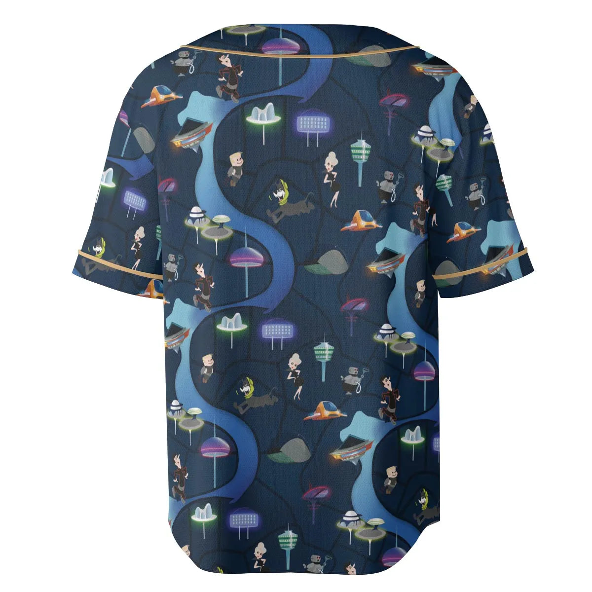 City of The Future The Jetsons Unisex Baseball Jersey