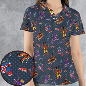 Super Turtles TMNT AOP Men/Women Polo Shirt