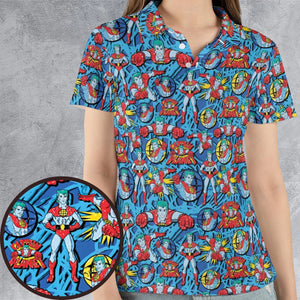 Hero of the Environment Captain Planet and the Planeteers AOP Men/Women Polo Shirt