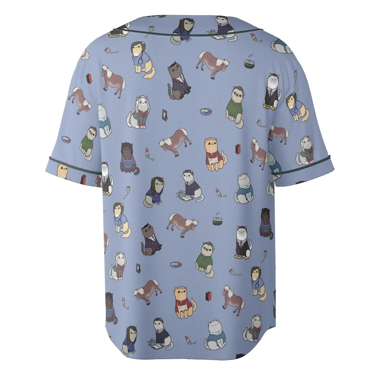 Purrs and Recreation Parks and Recreation Unisex Baseball Jersey