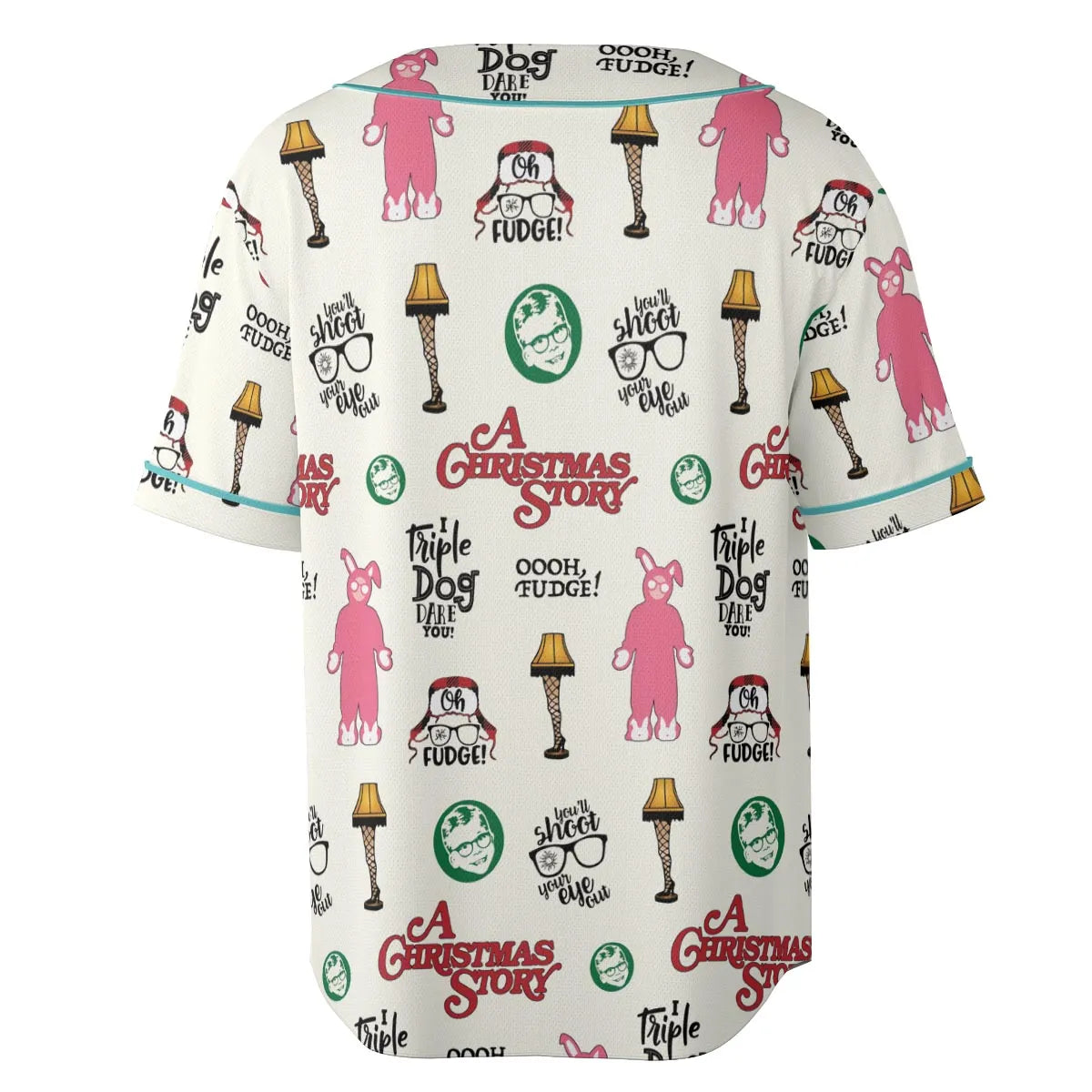 A Christmas Story Pattern Unisex Baseball Jersey