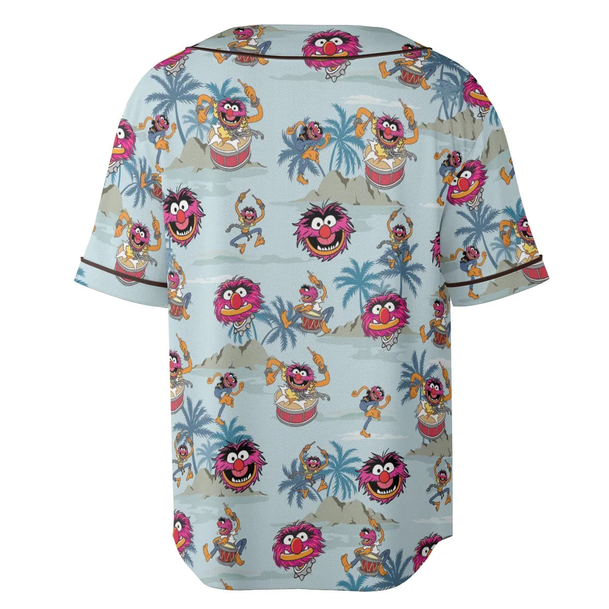 Animal The Muppet Show Drum Tropical Unisex Baseball Jersey