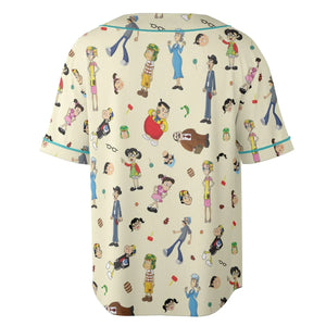 El Chavo Cartoon Characters Unisex Baseball Jersey
