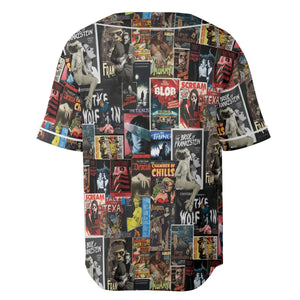 Classic Horror Movie Posters Monster Universal Scream Ghostface The Thing Unisex Baseball Jersey