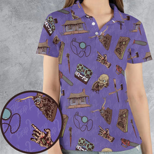 Evil Dead Horror AOP Men/Women Polo Shirt