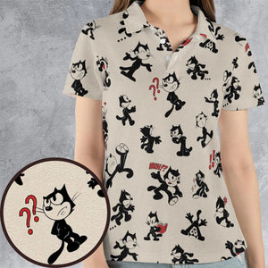 Felix The Cat AOP Men/Women Polo Shirt