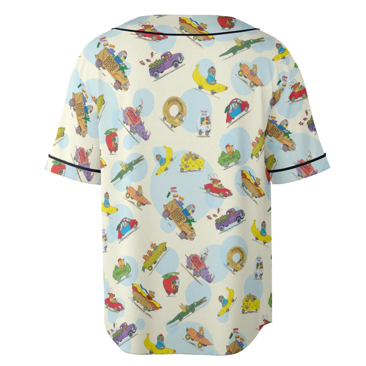 The Busy World of Richard Scarry Unisex Baseball Jersey