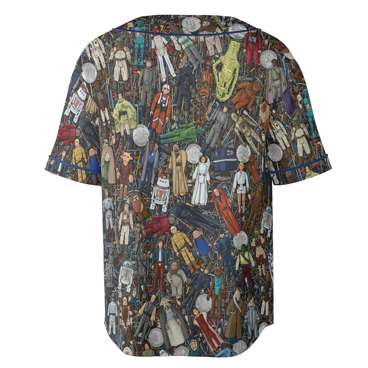 Star Wars Characters Figures Unisex Baseball Jersey