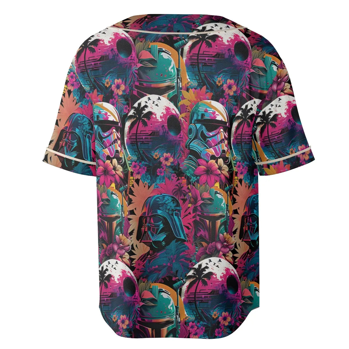 Star Wars Synthwave Unisex Baseball Jersey