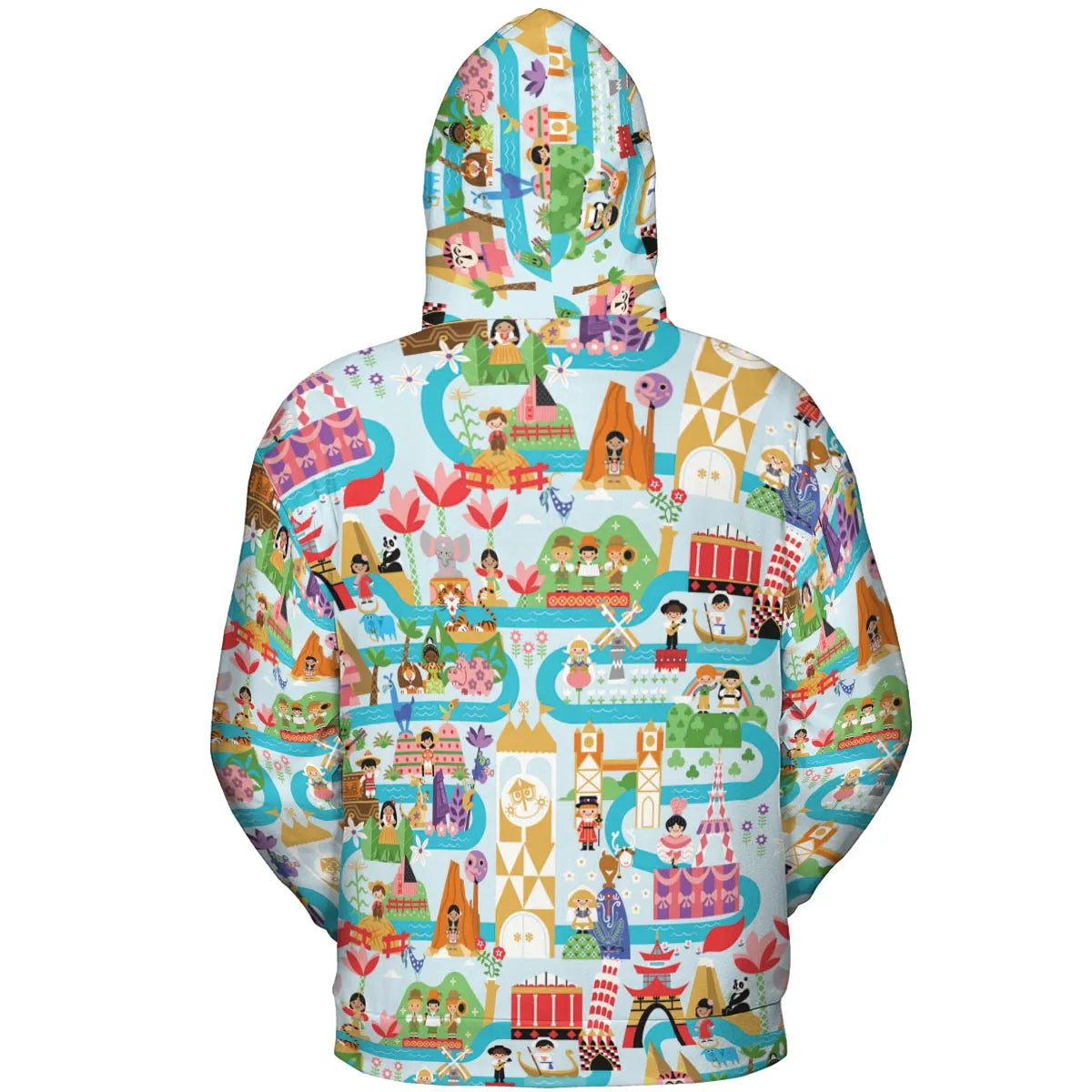 It's Small World Map All-over Print Hoodie