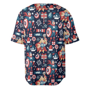Marvelous Christmas Unisex Baseball Jersey