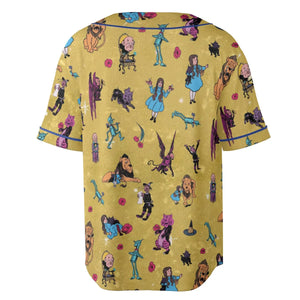 Friends in Emerald City Wizard of Oz Unisex Baseball Jersey