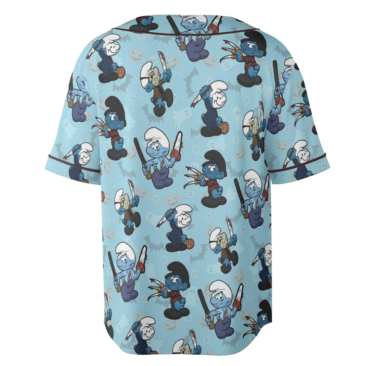 Horror Smurfs Unisex Baseball Jersey