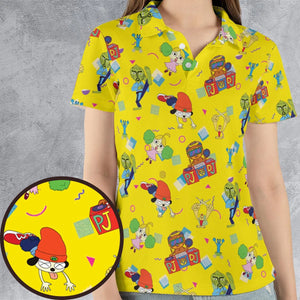 Parappa and Friends AOP Men/Women Polo Shirt