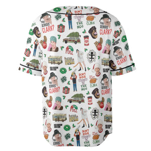 National Lampoon's Christmas Vacation Pattern Unisex Baseball Jersey