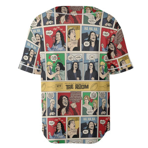 The Room Comic Style Unisex Baseball Jersey