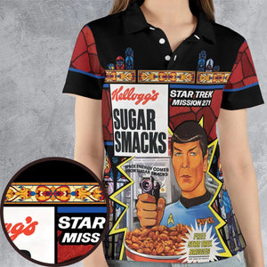 Sugar Smacks Star Trek AOP Men/Women Polo Shirt