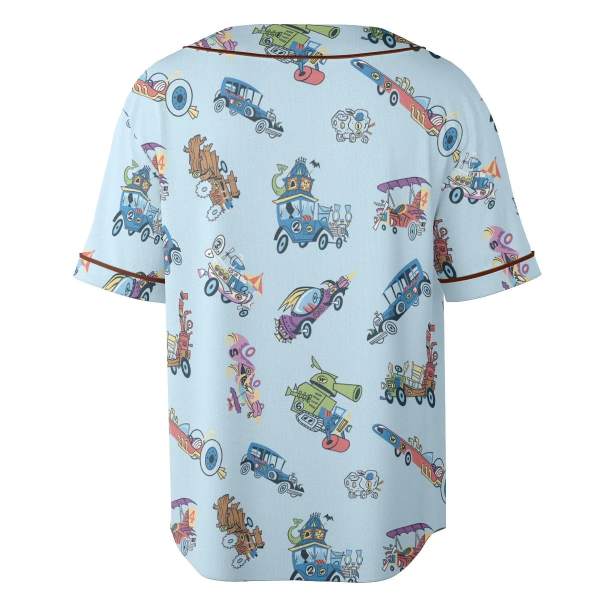W is for Wacky Races Unisex Baseball Jersey