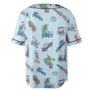 W is for Wacky Races Unisex Baseball Jersey