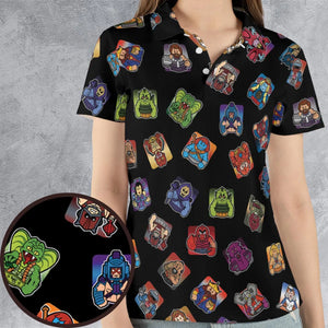 Retro Hero Masters of the Universe AOP Men/Women Polo Shirt