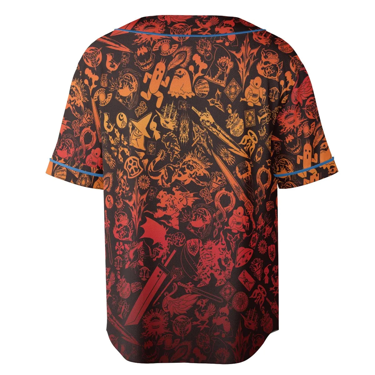 Red Moggle Final Fantasy Unisex Baseball Jersey