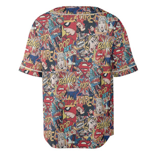 Pop Art Unisex Baseball Jersey