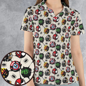 Spider Venom Pattern AOP Men/Women Polo Shirt