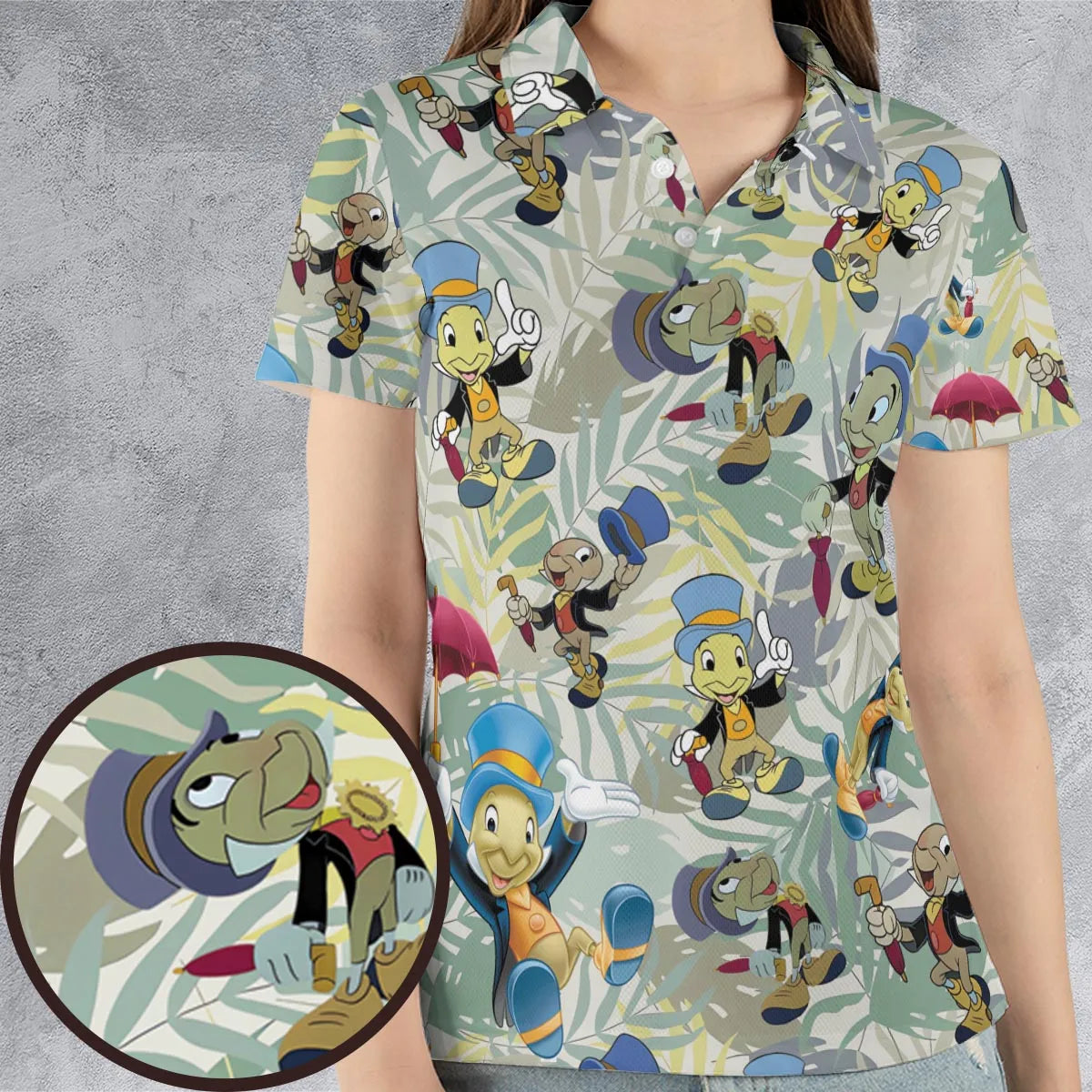 Jimmy Cricket Pinocchio AOP Men/Women Polo Shirt