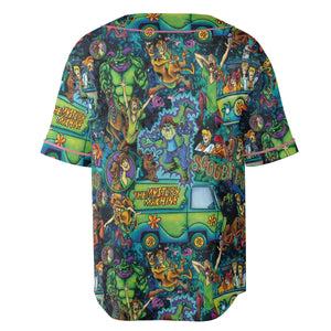 Monsters Mayhem and The Mystery Machine Scooby Doo Unisex Baseball Jersey