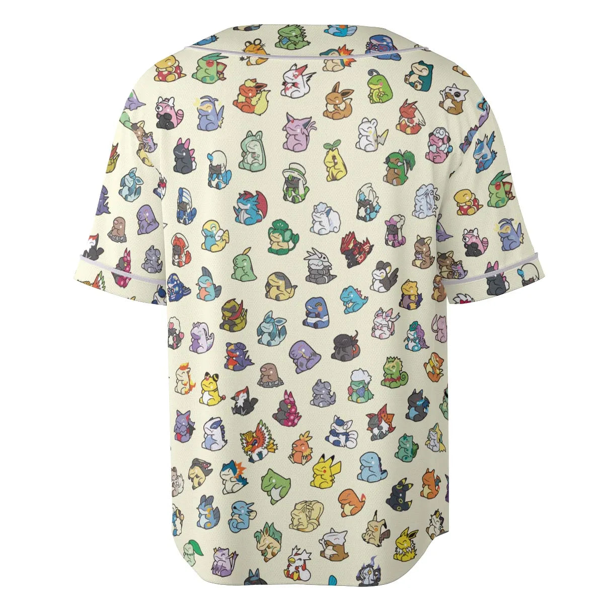 Pokemon In Substitute Style Unisex Baseball Jersey