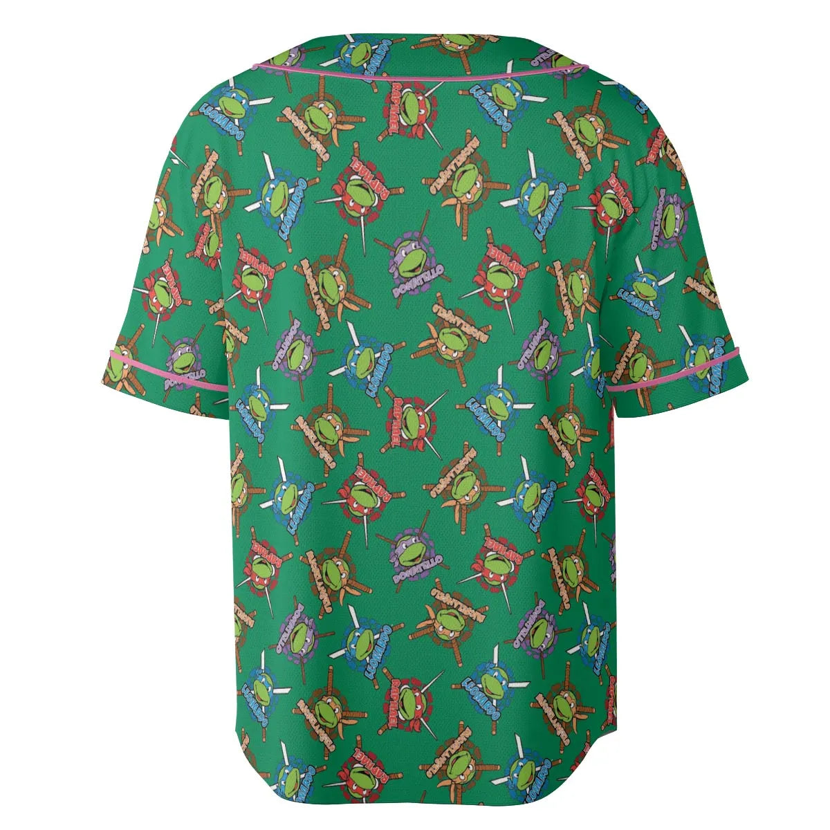 TMNT Characters Pattern Unisex Baseball Jersey