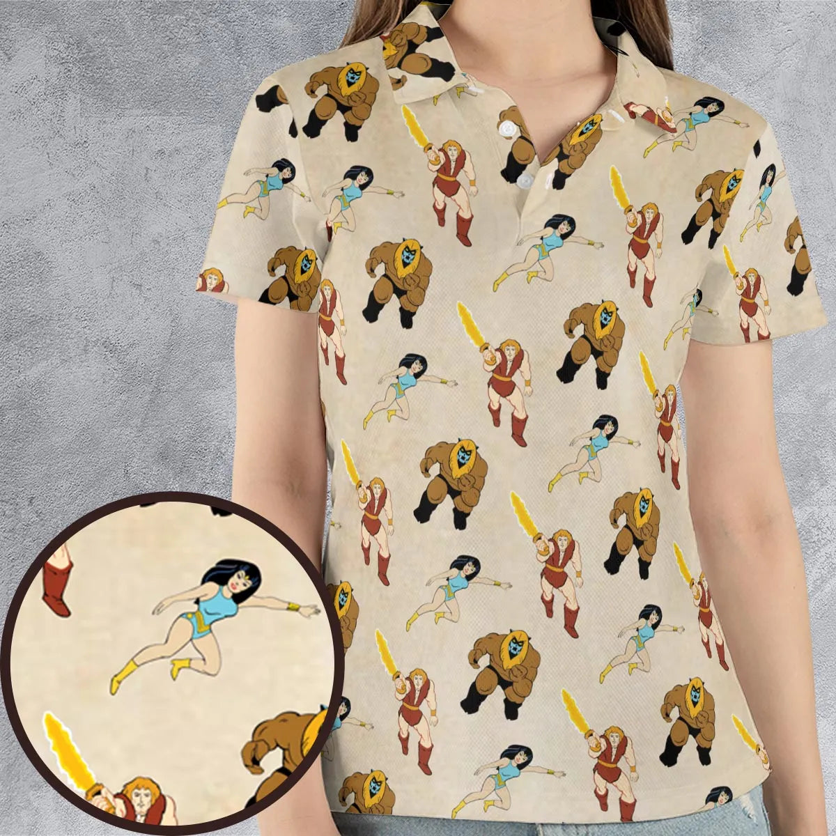 Thundarr the Barbarian AOP Men/Women Polo Shirt