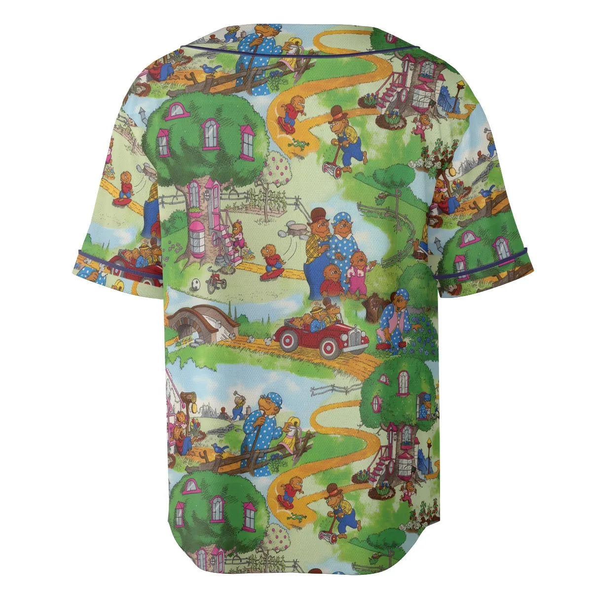 A Big Treehouse Berenstain Bears Unisex Baseball Jersey