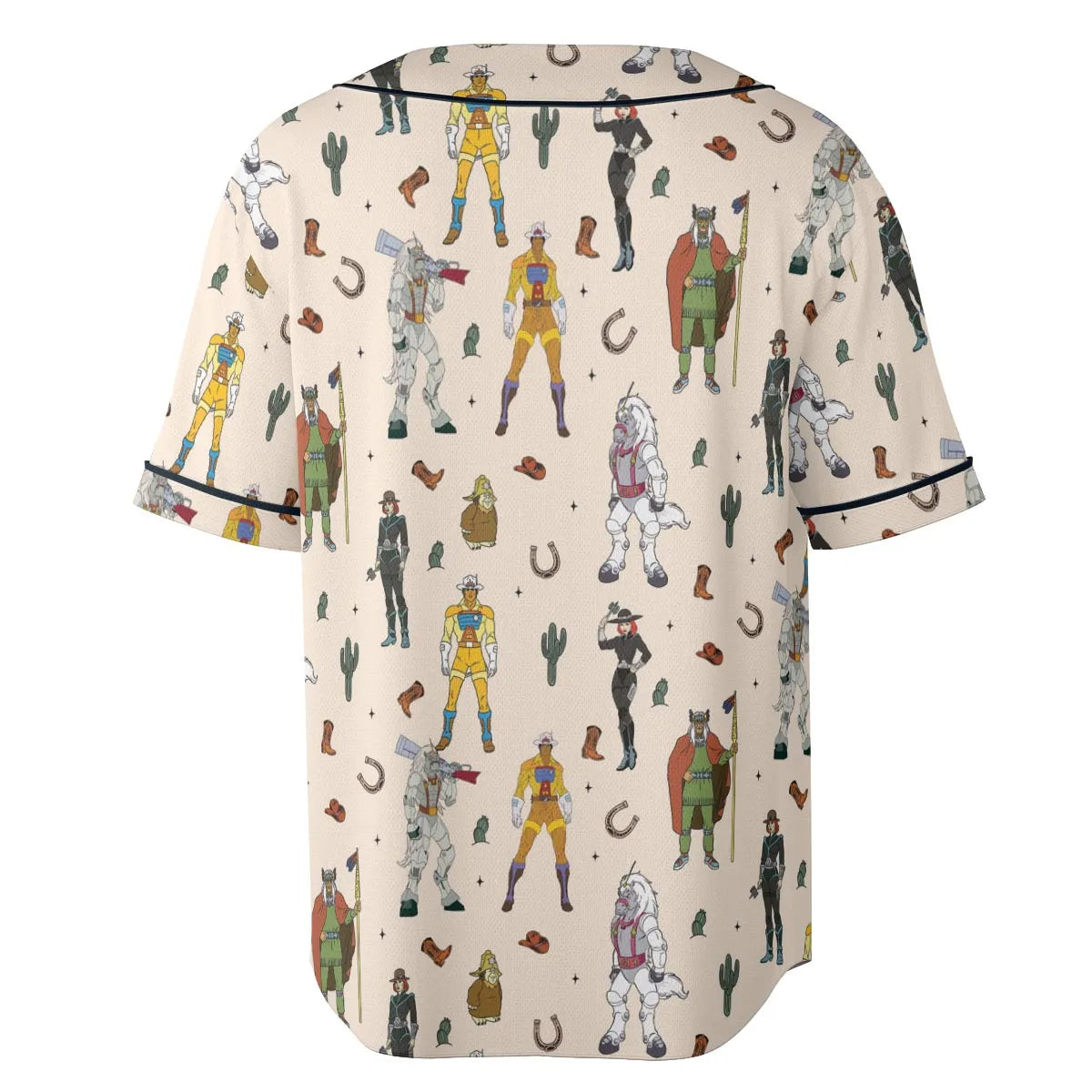 Western Bravestarr Characters Unisex Baseball Jersey