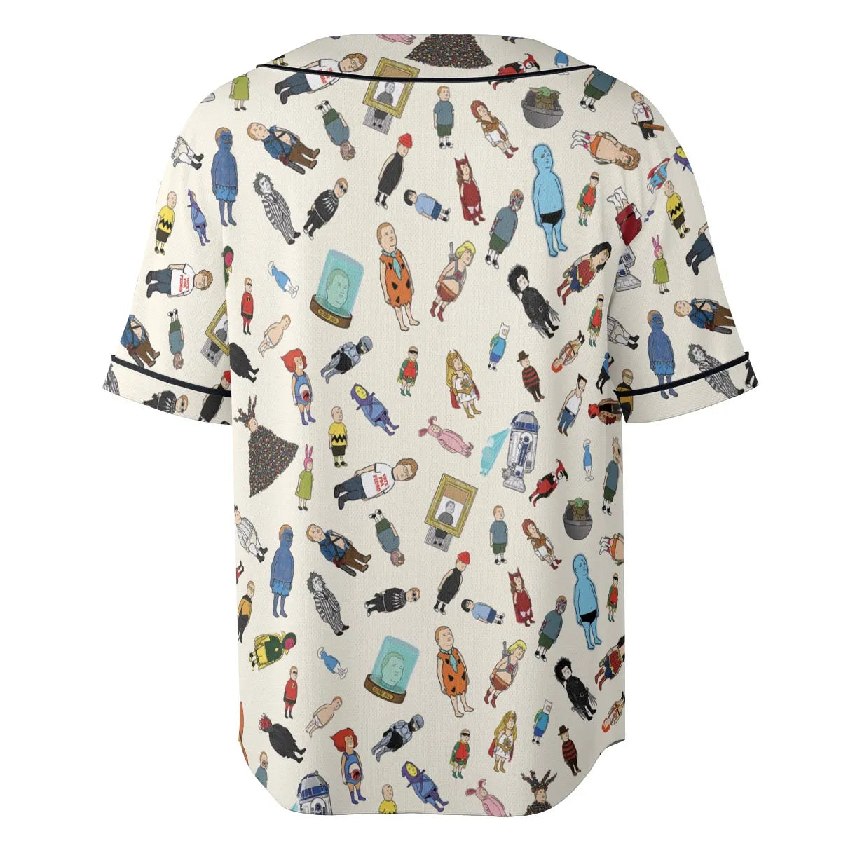 Bobby Hill King Of The Hill Pattern Unisex Baseball Jersey