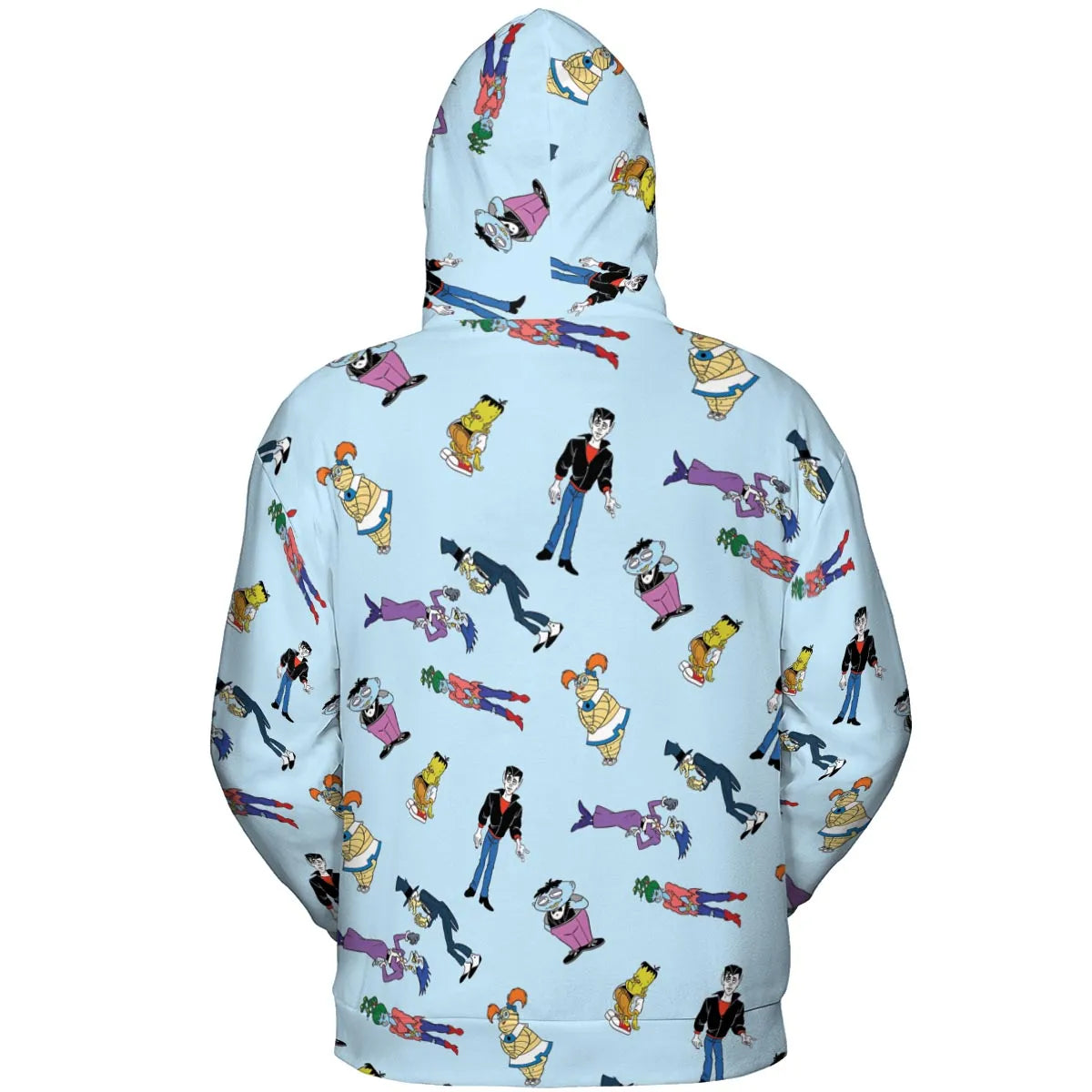 Animated Undead Gravedale High All-over Print Hoodie