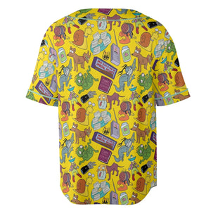 Treehouse of Horror The Simpson Unisex Baseball Jersey