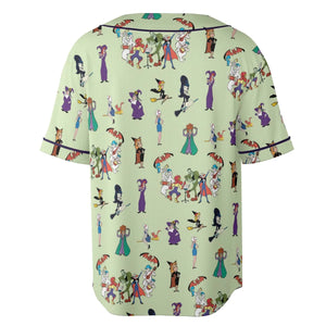 Witches Cartoon Characters Unisex Baseball Jersey