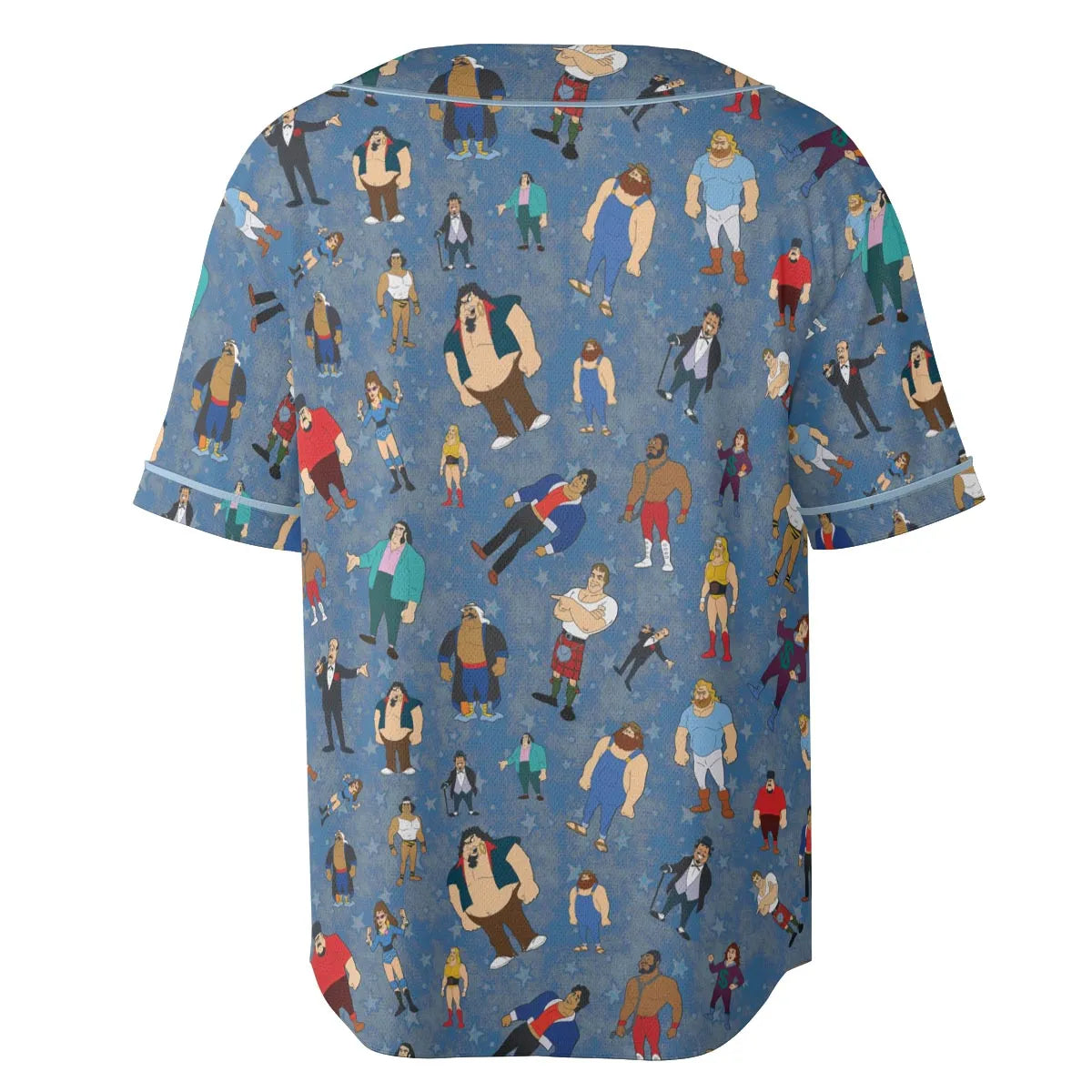 80s Hulk Rock 'n' Wrestling Characters Unisex Baseball Jersey
