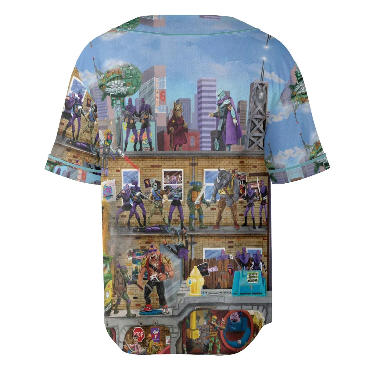 80’s Turtle Power Unisex Baseball Jersey