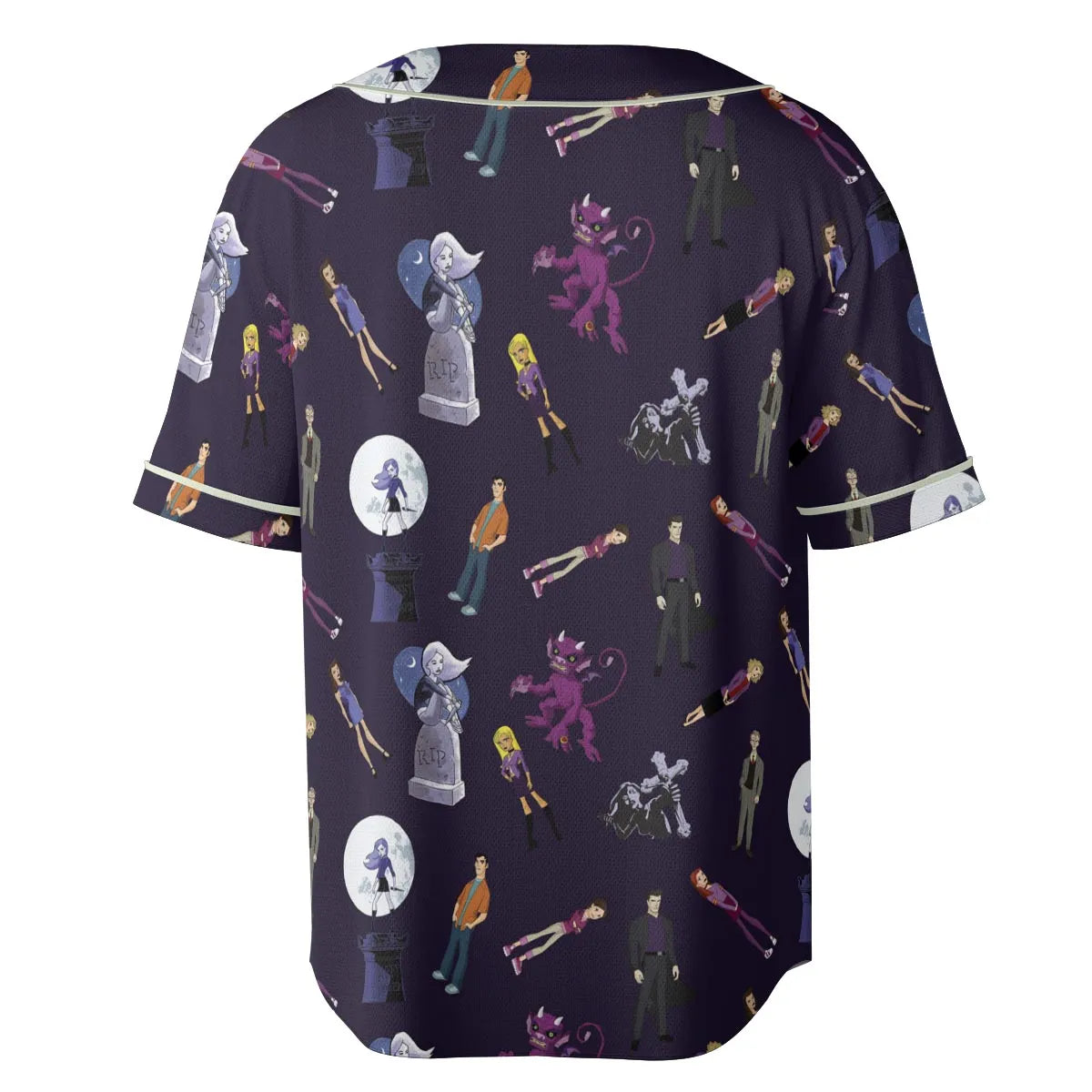 Buffy: The Animated Series Characters Unisex Baseball Jersey