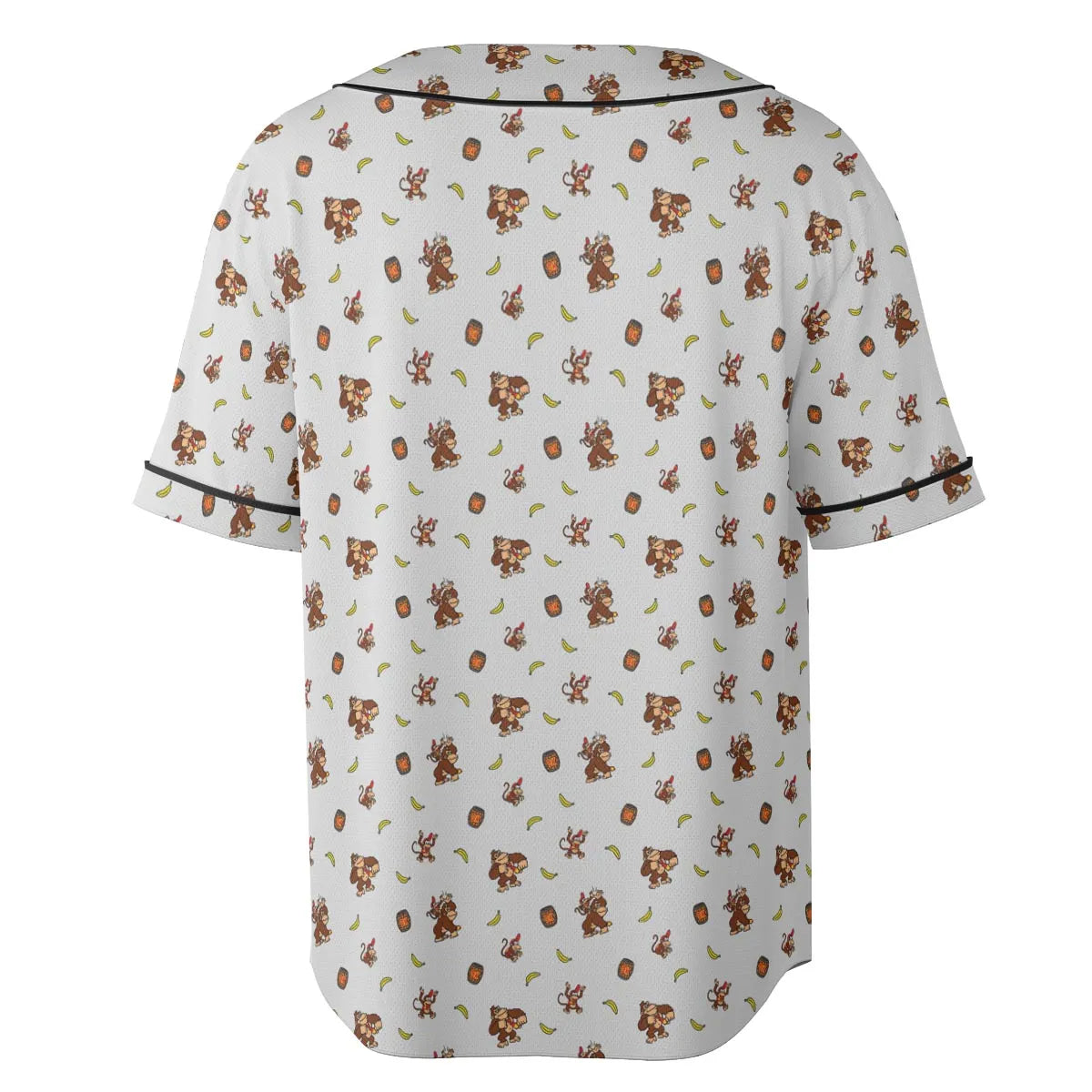 Nintendo Donkey Kong Characters Pattern Unisex Baseball Jersey