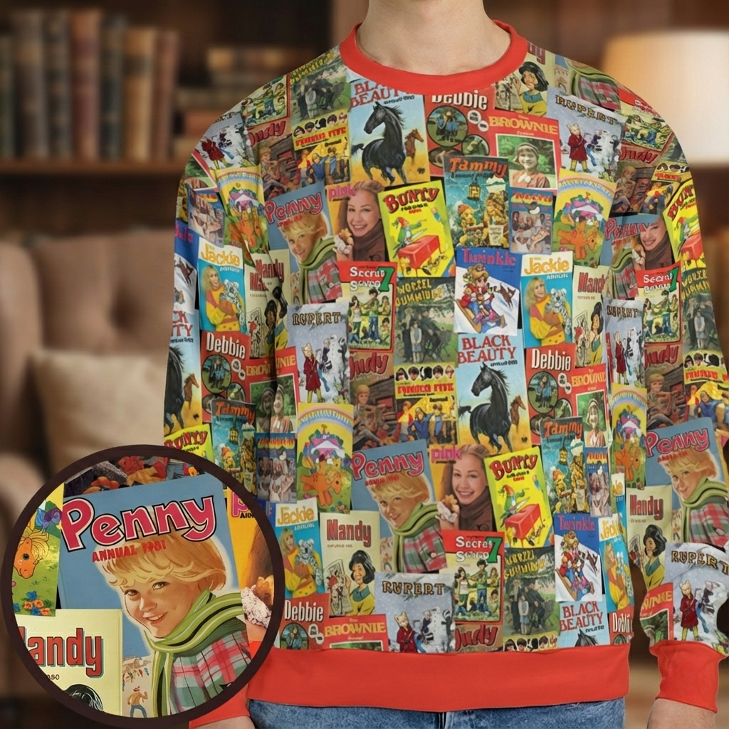 Girls Annuals All-over Print Sweatshirt
