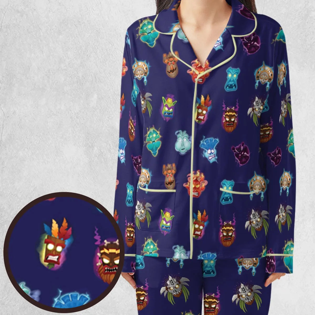 Crash Style Crash Bandicoot Pajamas Set