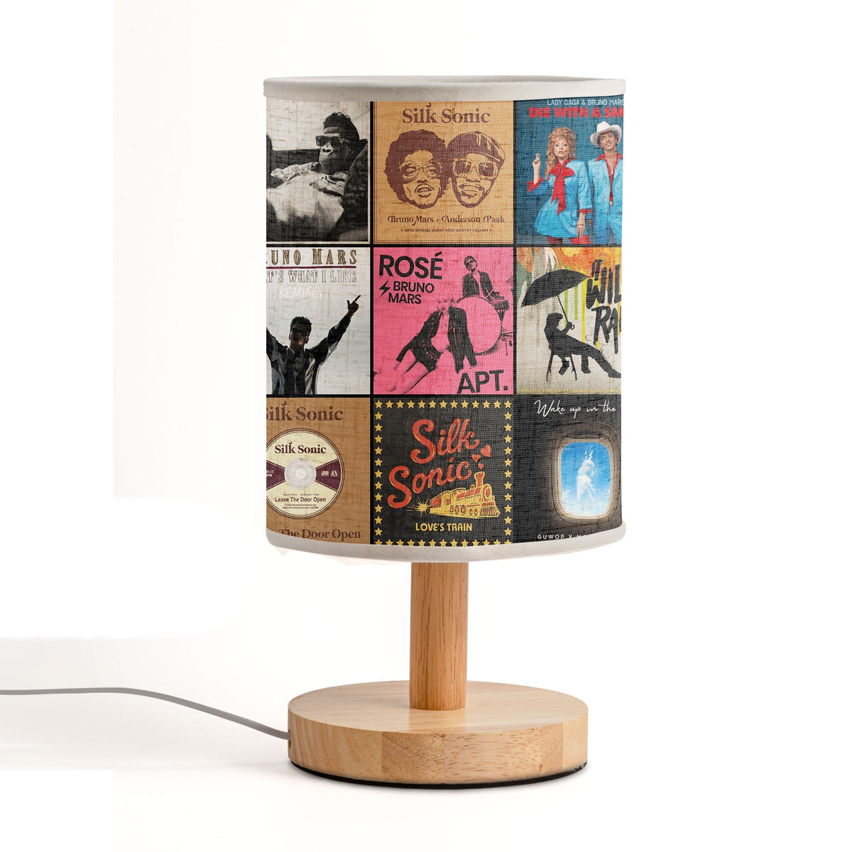 Bruno Mars Fabric Lamp A Warm Glow for True Fans