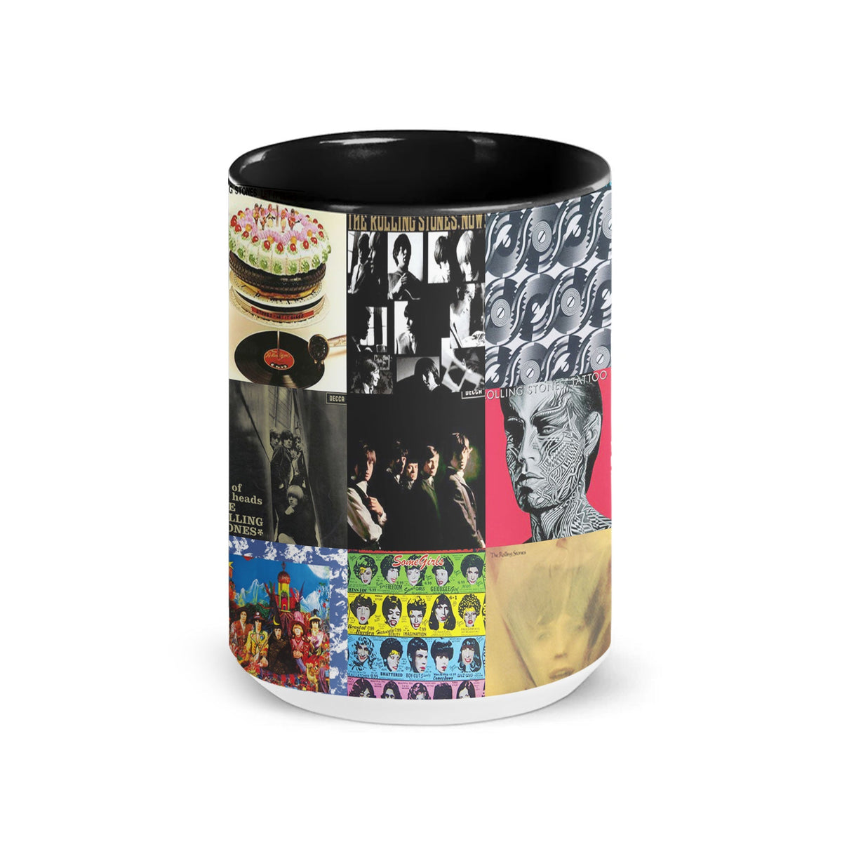 The Rolling Stones Accent Mug Classic Album Cover Collage Gift